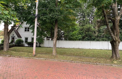 Jamestown Casa | Charming Cottage w/Fireplace, Fenced Yard & Basement Game Room!