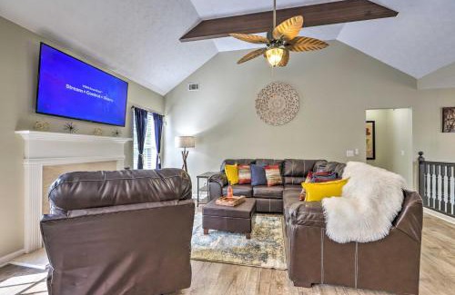 Oak Hill Casa | Charming Covington Home with Fire Pit and Game Room!