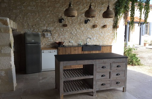 Montagnac-sur-Lede Casa | Área de la colina, casa de piedra vistas de 360 ​​° con Encanto 8 a 12 personalizable