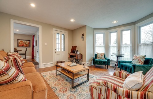 Fennville Casa | Charming Fennville Home w/ Fire Pit & Deck!
