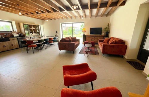 Courcelles-de-Touraine Cabaña | Encantadora casa de campo, admite animales, cerca de castillos del Loira