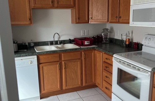 Burnt Chimney Casa | Charming furnished basement with kitchen and full bathroom in adorable Vinton