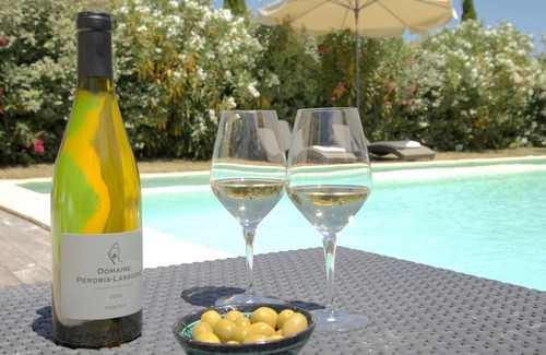 Bourdic Cabaña | Casa de lujo en finca vinícola en Uzès, piscina climatizada, jardín muy grande