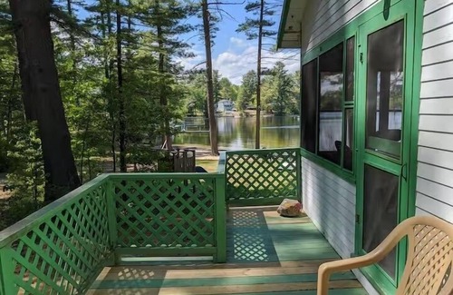 Raymond Cabaña | Charming Getaway with Screened Porch, Deck, and Scenic Lake Views