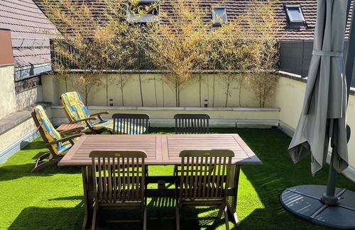 Bennwihr Apartamento | Charming gîte in the heart of the Alsatian vineyards, lovely terrace