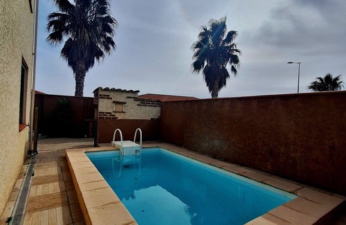Saint-Hippolyte Apartamento | Charming ground-floor apartment with private pool.