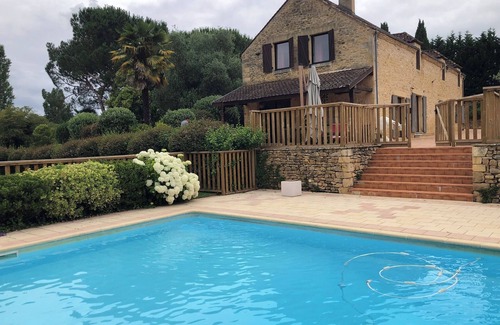 La Chapelle-Aubareil Casa | Encantadora casa con piscina cerca de Sarlat