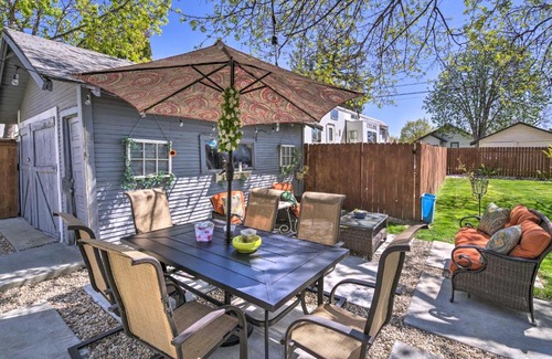 Nampa Casa | Charming Home in Downtown Nampa with Patio and Yard!