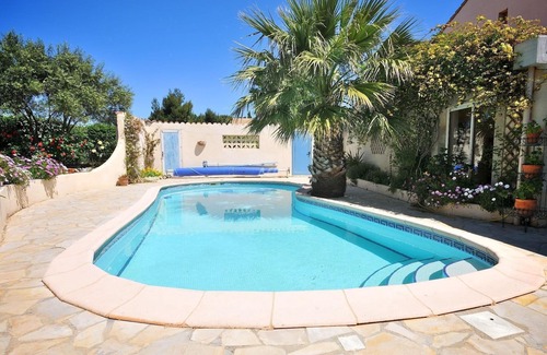 Cabestany Casa | Villa con piscina grande sin vis-à-vis en alta mar cerca de Roussillon para 6 pers.