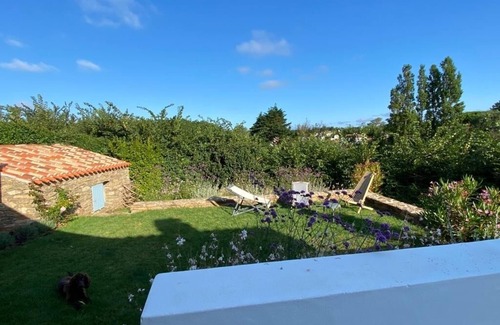 Ile d'Yeu Casa | Casa con encanto, a 100 m del mar. Vista sobre el pueblo de piedra de molino
