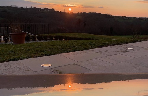 Sarlat-la-Caneda Casa | Encantadora casa con piscina privada cerca de Sarlat en los jardines