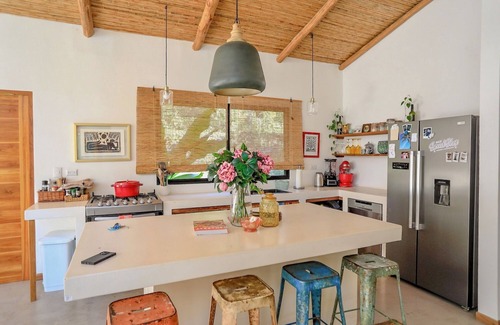 Manzanillo Casa | Charming Jungle 3-bedroom house with WiFi, AC in peaceful Manzanillo