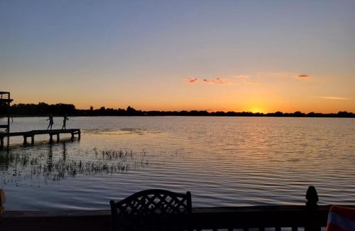 Eagle Lake Casa | Charming Lakefront Home Hot Tub