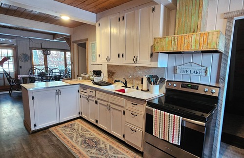 Battle Lake Casa | Charming lakefront, spacious, quiet, clean, 4-bedroom A frame house.