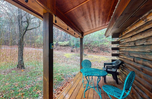 Ellijay Cabina | Charming log cabin with serene views, private pond, & cozy fireplace