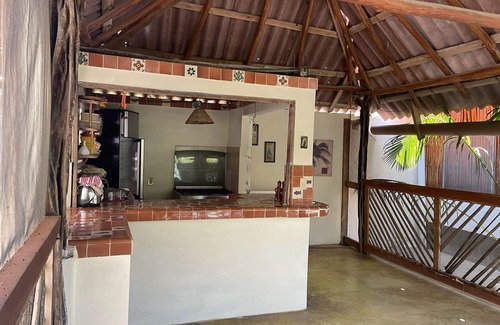 Barra de Potosí Casa | Charming Mexican Villa with 4 Bungalows WiFi and AC in lovely Barra De Potosi