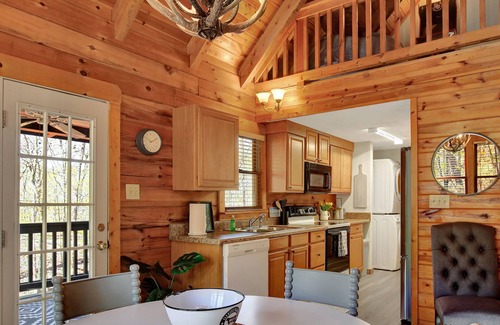 Pine Mountain Cabina | Charming Mountain Ridge View Cozy Cabin near FDR State Park and Callaway Gardens