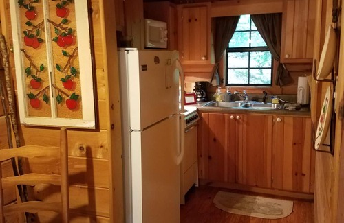 Lake Lure Cabina | Encantadora cabaña que admite mascotas con bañera de hidromasaje para dos: ¡su refugio de montaña perfecto!