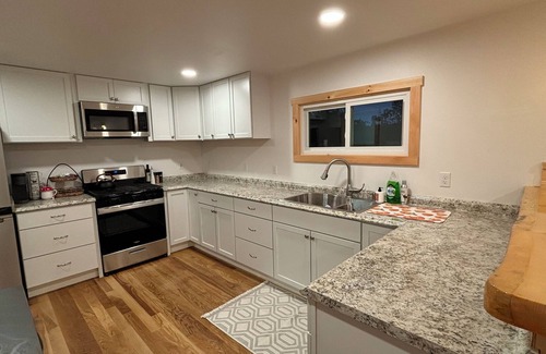 Boyne Falls Cabina | Charming Red Cabin in the woods. A perfect stay just 3 min from ski resort!
