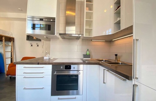 La Baule-Escoublac Apartamento | Estudio renovado para 4 personas con balcón cerca de la playa en La Baule