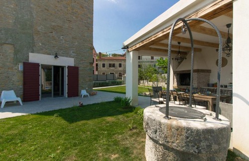 Momjan Villa | Charming stone villa Duda with private pool and magnificent view
