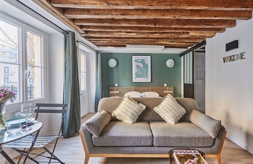 Quartier du Mail Apartamento | Charming Studio Center of Paris-montorgueil