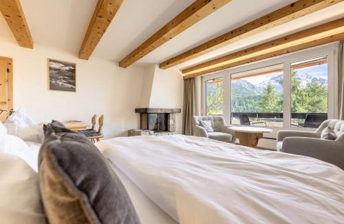 Champfer Apartamento | Charming Studio facing Piz Rosatsch