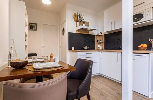 Guerande Cabaña | Encantador Estudio con Jardín en Guérande, WiFi incluido