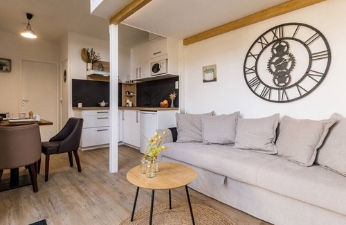Guerande Cabaña | Encantador Estudio con Jardín en Guérande, WiFi incluido