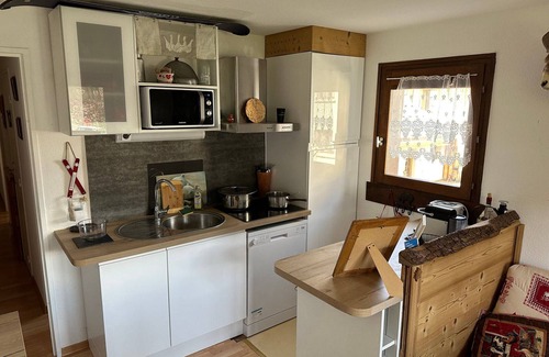 Combloux Apartamento | Encantador T3 en el centro de Combloux, estacionamiento y se admiten mascotas