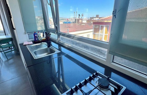 Cihangir Apartamento | Charming terrace apartment in historic Istanbul with dreamy Bosphorus views.