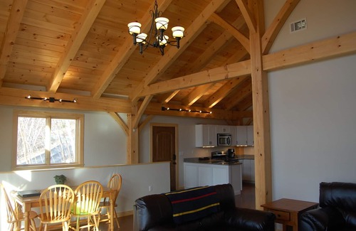 Franconia Chalet De Esquí | Encantador, enmarcado de madera, Chalet de montaña