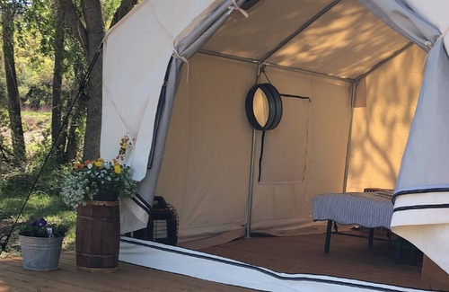 Durango - Purgatory Alquiler De RV | Charming Yurt on the Pine River | Escape from It All - Fly Fishing, Privacy