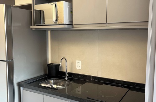Sao Paulo Apartamento | Charmoso Studio a 230m do Metrô Brooklin