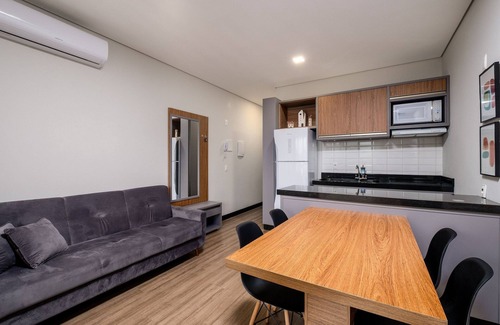Ingleses Centro Apartamento | Charmoso Studio p/Familias Prox a Praia Sti102