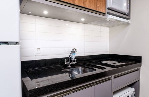Ingleses Centro Apartamento | Charmoso Studio p/Familias Prox a Praia Sti102