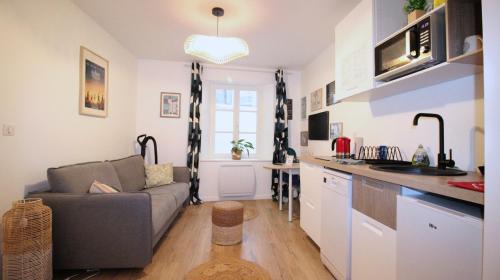 Verdun Apartamento | CHATEL - Centre Ville - 1 Lits - Canapé convertible - Chambre communicante - Parking Proche - Géré par PrestaZen'Services