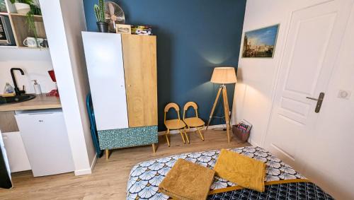 Verdun Apartamento | CHATEL - Centre Ville - 1 Lits - Canapé convertible - Chambre communicante - Parking Proche - Géré par PrestaZen'Services