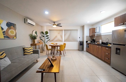 Díaz Ordaz Apartamento | Cheerful Condo, Mountainview Roof and Lounge