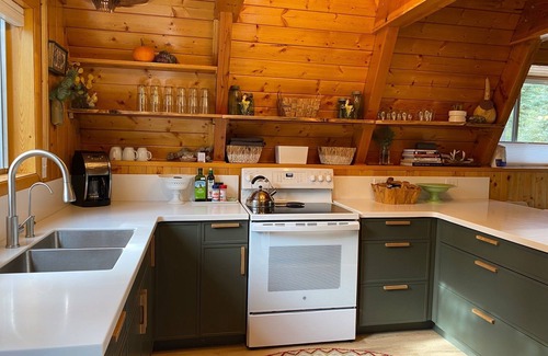 Meadow View Heights Cabina | Cheerful Couples Get-Away Cabin at 8,500 Feet