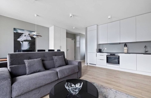 Hliðar Apartamento | Cheerful Down Town Apartment