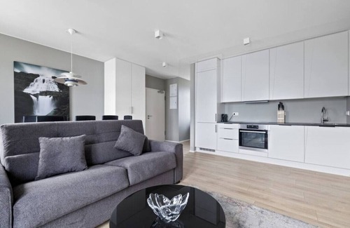 Hliðar Apartamento | Cheerful Down Town Apartment