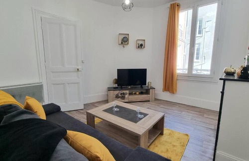 Anatole France Danton Apartamento | Chez K&D Studio Jaune Le Havre