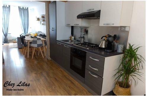 Malo-les-Bains Apartamento | "Chez Lilas" 150m from the beach