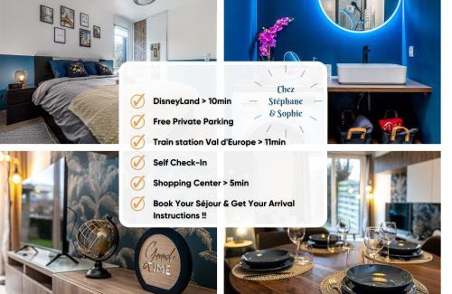 Montevrain Apartamento | Chez Stéphane & Sophie - 10min DisneyLand, Free Parking, Big Garden