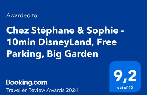 Montevrain Apartamento | Chez Stéphane & Sophie - 10min DisneyLand, Free Parking, Big Garden