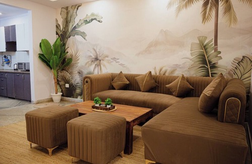 Chhatarpur Apartamento | Chhatarpur’s Cozy 3BHK Getawaywith WiFi, AC in awesome New Delhi