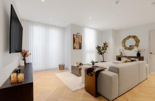 West Hampstead Apartamento | Chic 1BR Apt with Terrace & Gym, West Hampstead