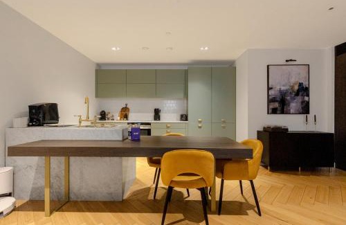West Hampstead Apartamento | Chic 1BR Apt with Terrace & Gym, West Hampstead