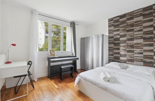 Le Chesnay Apartamento | Chic and spacious apartement with piano and terrace